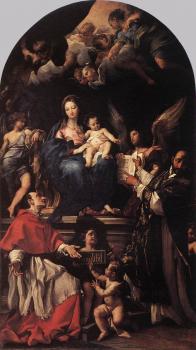 卡羅 馬拉塔 Madonna and Child Enthroned with Angels and Saints